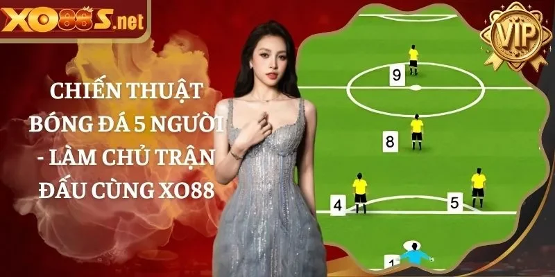 Chiến thuật bóng đá 5 người – Làm Chủ Trận Đấu Cùng XO88